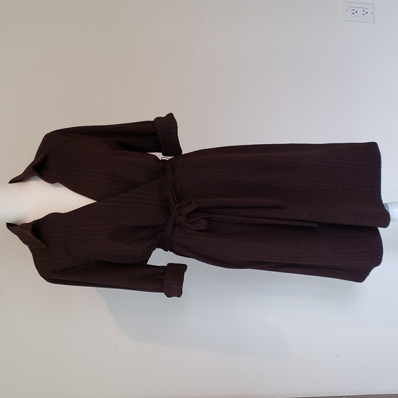 Emma & Michele Dresses & Skirts - Shirt dress. Black and brown herringbone plaid. Women's size Large